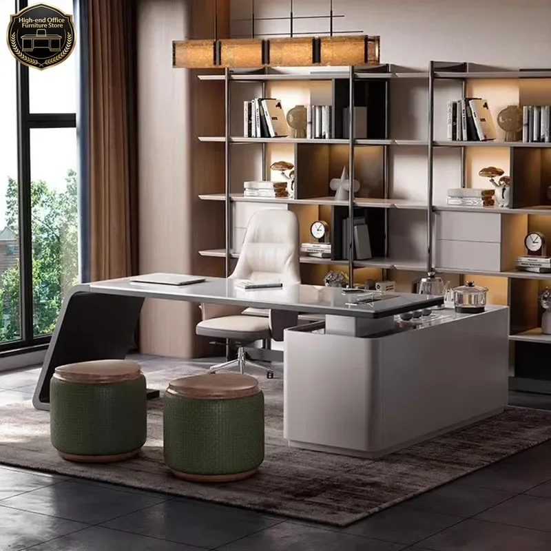 Conference Solid Wood Study Table Gaming Office Pc Gaming Foot Rest Under Desk Mini Boss Silla Escritorio Office Desk Luxury