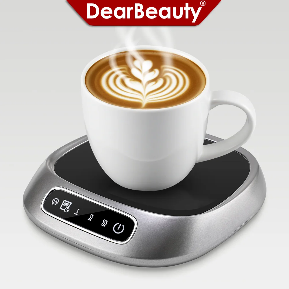 Cup Heater USB Coffee Mug Warmer Electric Milk Tea Cup Heating Coaster Cup Warmer For Home Office USB Voice Desk Cup Warmer
