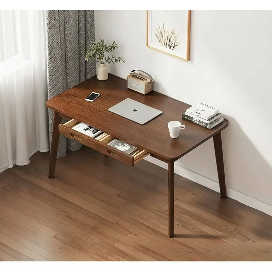 Desk for Student and work Desk with Drawers Modern Computer Desks Home Office Desk with Drawers for Bedroom, Office,desks, 120x