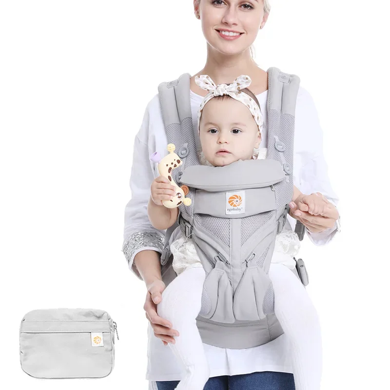 Egobaby 360 Omni Baby Carrier Cotton Breathable Ergonomic Backpacks Holder Shoulder Waist Belt Sling Suspenders
