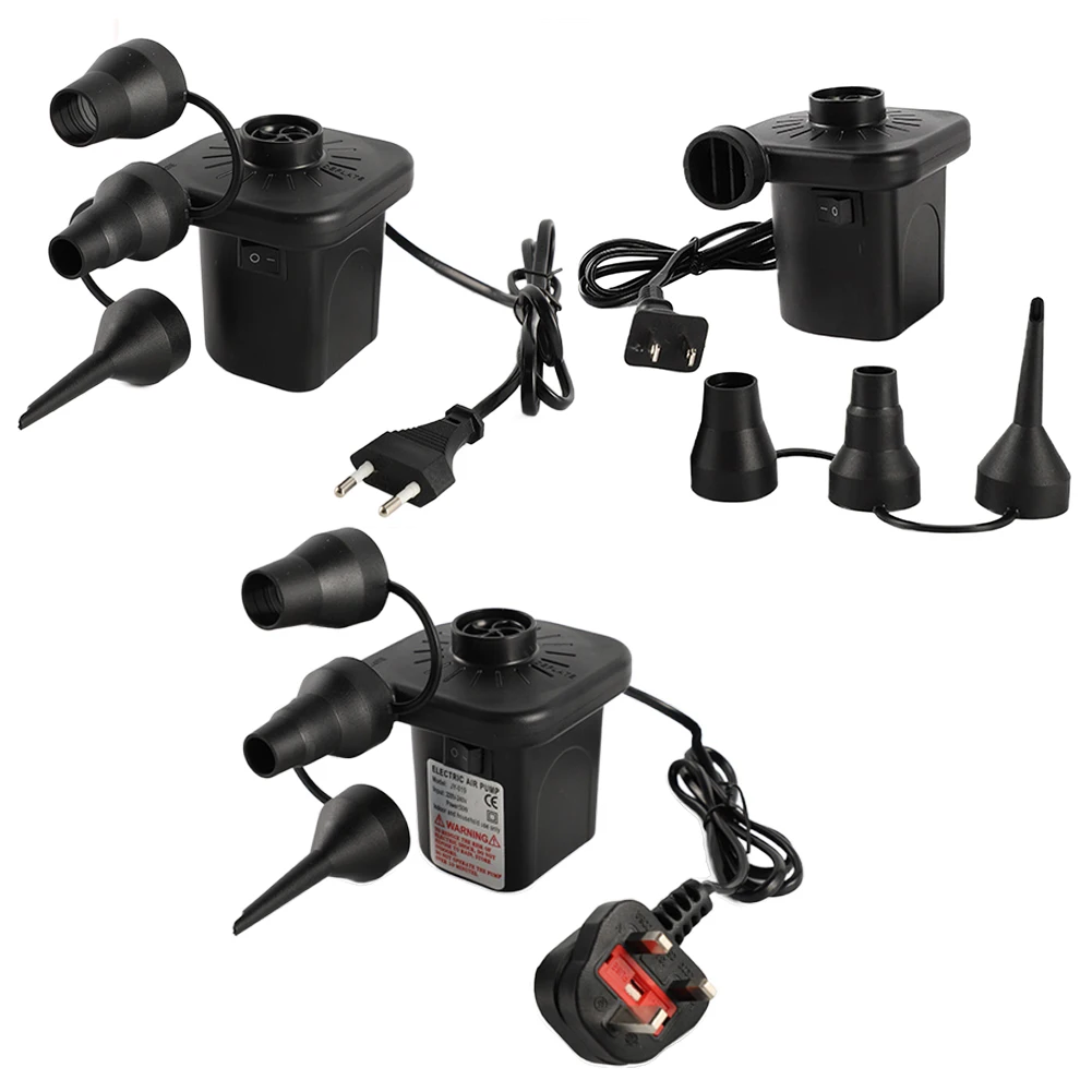 Electric Air Pump Quick-Fill Portable Air Pump Inflator/Deflator Pumps for Inflatables Air Mattress Bed Couch Swim Ring