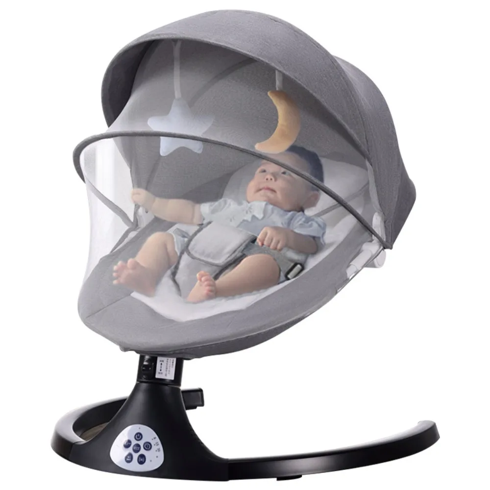 Electric Baby Rocker Newborns Cradle Seat Soothing Swing Chair Music Motion Infant Baby Boy Girl