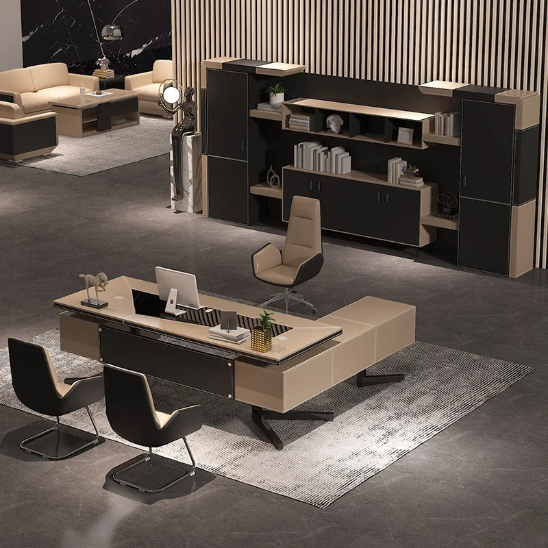 Entertainment Room Desk Qimink Table Study Gaming Conference Tables Multifunction Minimalist Escritorio Oficina Unique Furniture