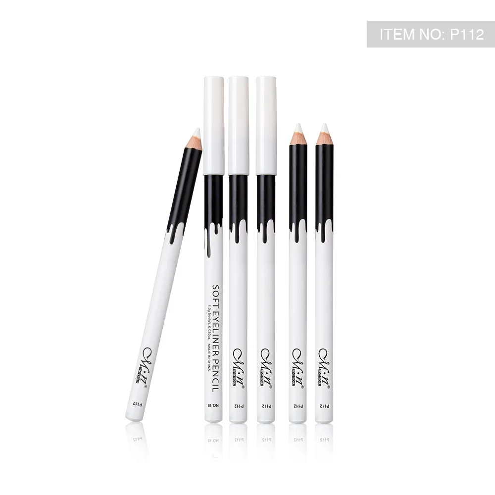 Eyeliner Pencil Makeup Women Long Lasting Waterproof Pigment Eye Liner White Eyeliner Pen Cosmetics 1-10 Pcs
