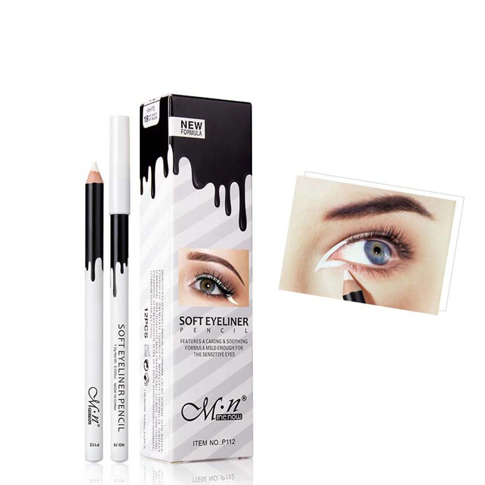 Eyeliner Pencil Makeup Women Long Lasting Waterproof Pigment Eye Liner White Eyeliner Pen Cosmetics 1-10 Pcs