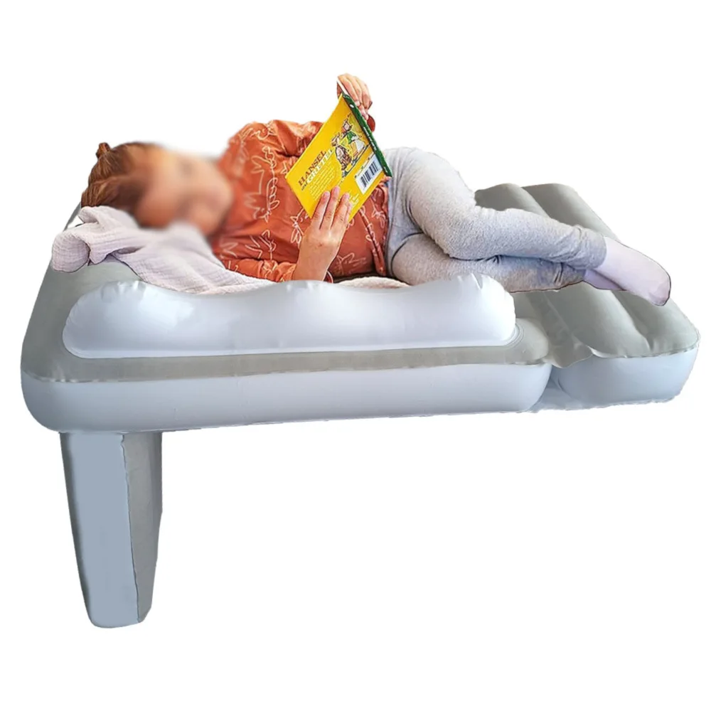 Factory Spot New PVC Inflatable Mattress Car Mat Car Mat for Baby Kids Car Rear Plane Travel Camping