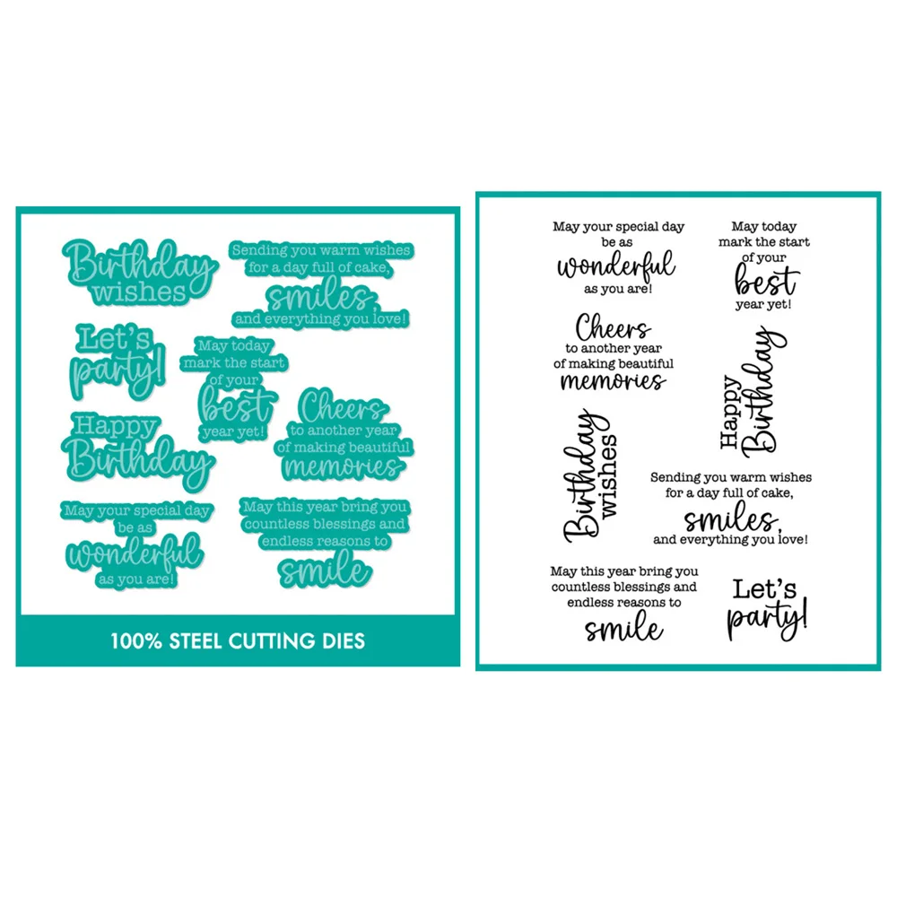 February 2026 New Ornate Frame Peonies Birthday Metal Cutting Dies Stamps and Stencils for DIY Scrapbooking Handmade Photo Album