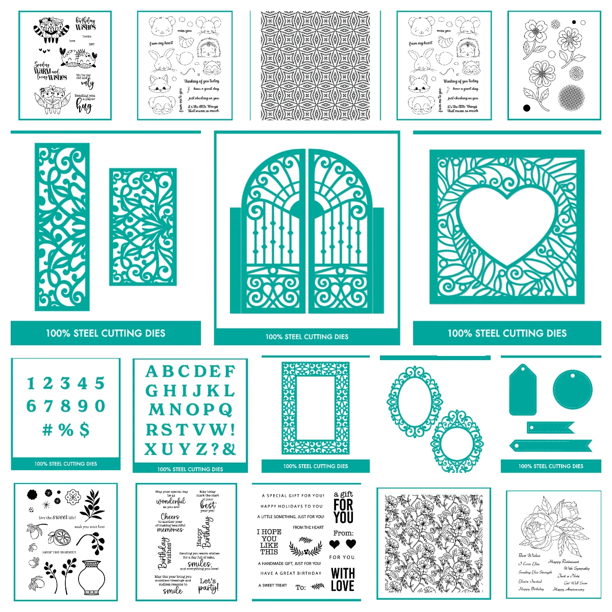 February 2026 New Ornate Frame Peonies Birthday Metal Cutting Dies Stamps and Stencils for DIY Scrapbooking Handmade Photo Album