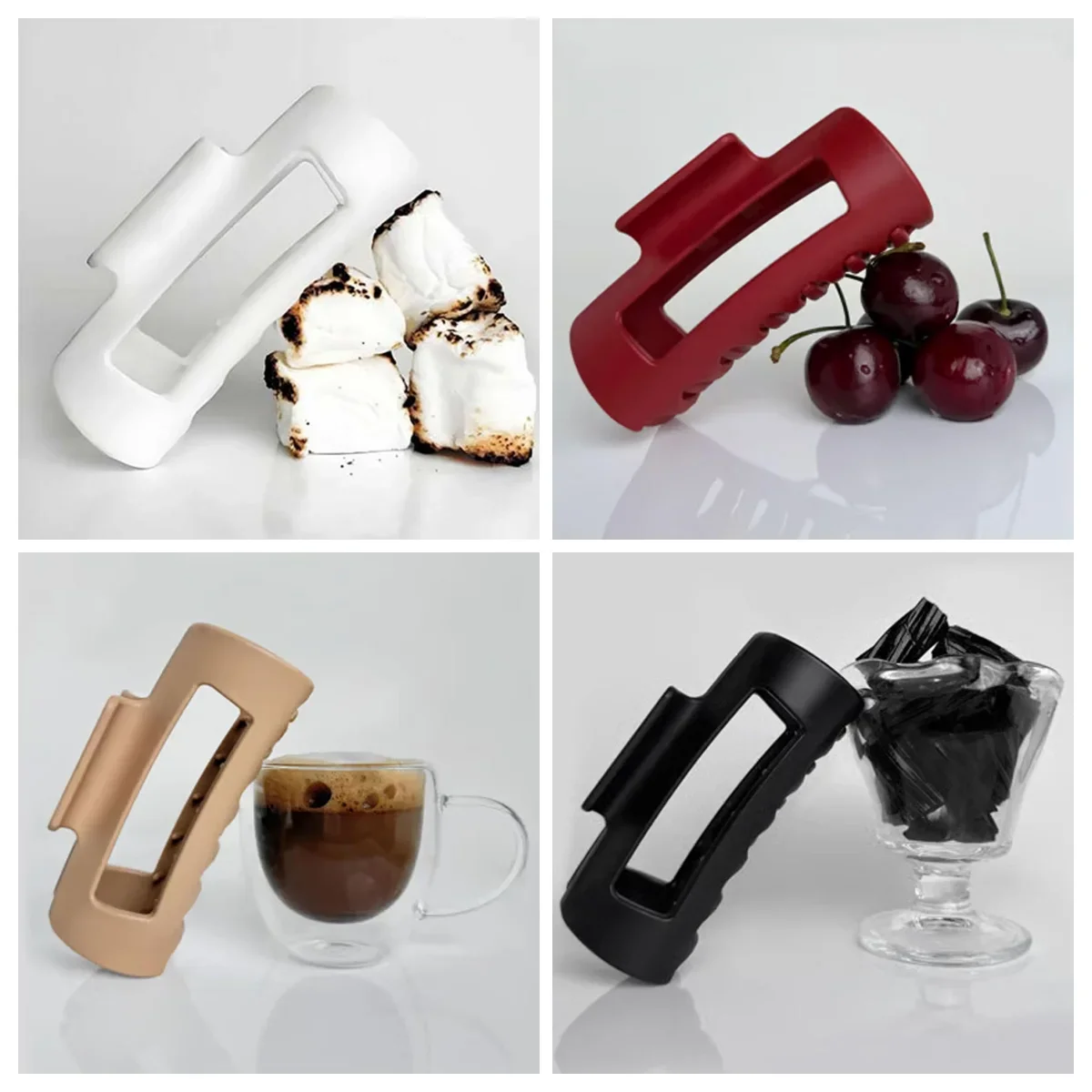 Flexible Soft Silicone Shark Clip with High-End Fee Anti Drop Non Fragile Grip Clip Fashion Hair Grab Girls Clips Hair Accessory