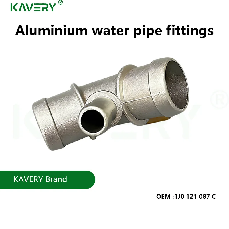 For 1pc Aluminium Coolant Hose Connector 1J0121087C Au-di A3 S-eat 1 Aluminium Coolant Hose Connector Cooling System Hose Clamp