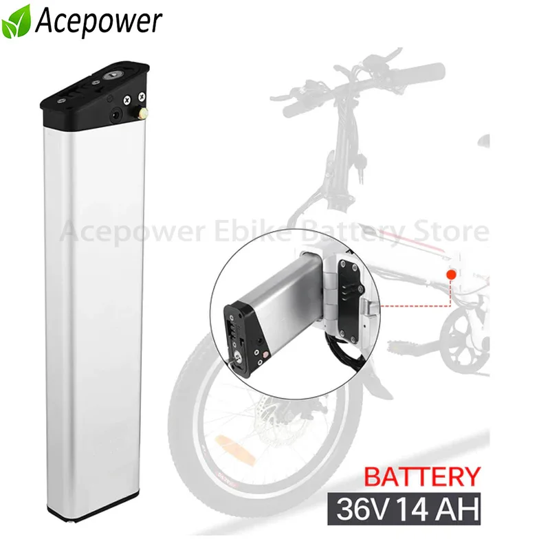 For ANCHEER AM001908 ADO A16 Electric Bicycle Battery Akku DCH014 36V 8Ah 10.4Ah 14Ah EBike Battery for freeel Z3 Zipper Z4 Bike