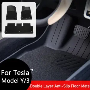 For Tesla Model Y 2025 Juniper Floor Mats Model 3 Highland Customized Double Layer Anti-Slip and All-Weather Protection Model 3
