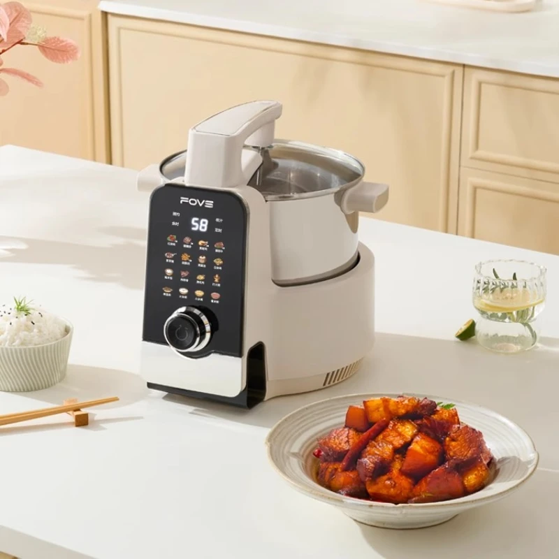 Fully Automatic Intelligent Cooking Robot Cooking Artifact Household Multi-functional Integrated Automatic Cooking Pot