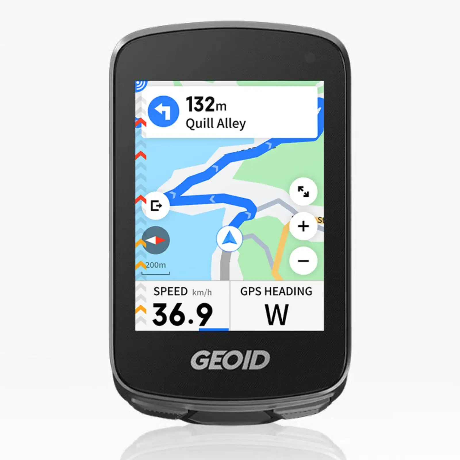GEOID GPS Bike Speedometer Bicycle CC700 Pro 2.8-inch Bike Computer Smart Navigation Color Touchscreen Odometer