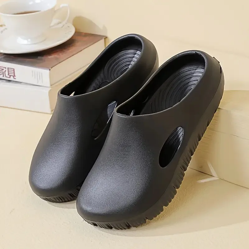 Gacimy Summer New Clogs Slippers For Women Men Slip-on Garden Shoes Cushion Non-Slip Beach Slipper Fashion EVA Lady Home Sandals