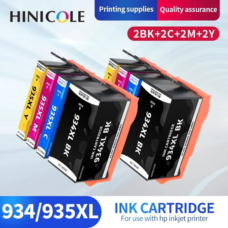 HINICOLE 934XL 934 935 XL 935XL Premium Ink Cartridge Compatible For HP Officejet pro 6835 6830 6230 6812 6815 6820 Printers
