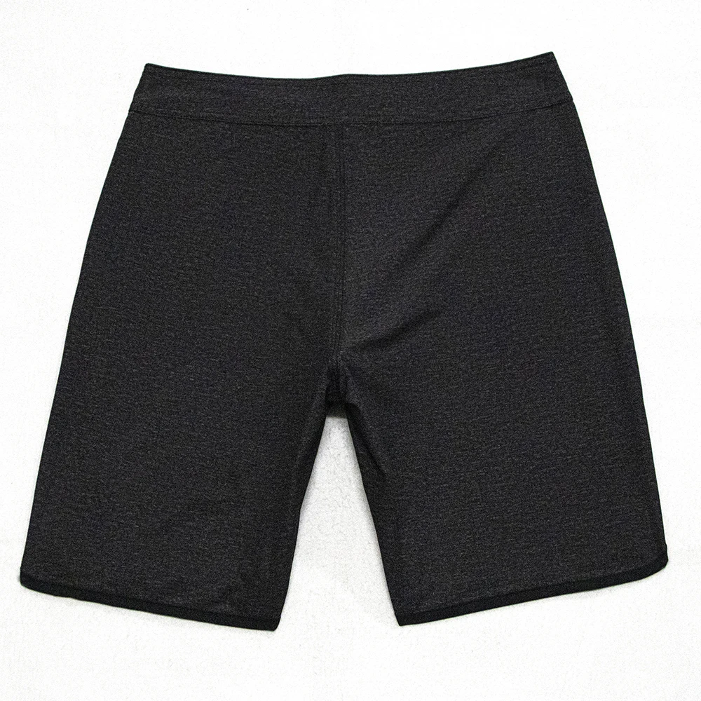 High Quality Man's Solid Black Shorts Surf Swim Boardshorts Quick-Dry Waterproof Breathable Man Bermuda Beach shorts Size 28-36