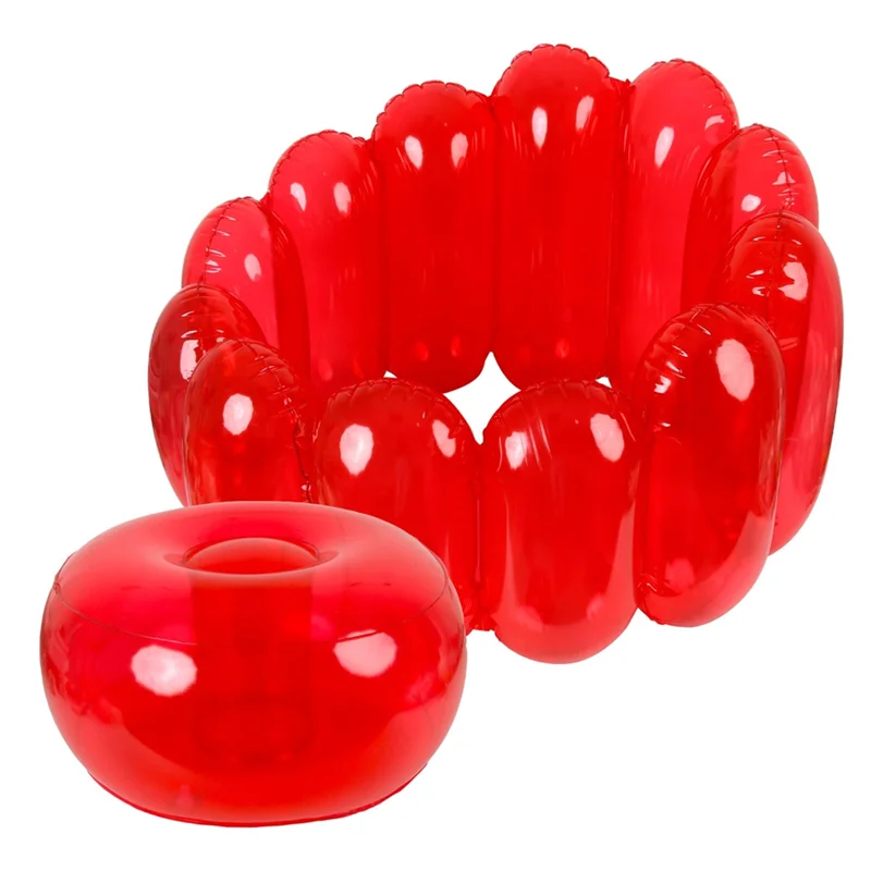 Inflatable Chair, Portable Blow Up Couch, Inflatable Sofa Seat, Furniture for Home Yard Patio