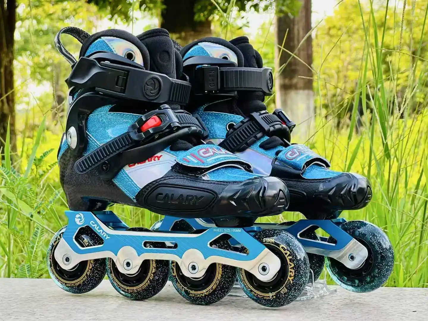 Inline Skates Adjustable Roller Skate Child Skates Carbon Fiber Skate Kid's Skating Shoes Slalom Sliding Patines EUR size 28-37