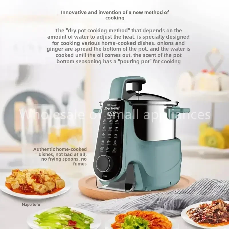 Intelligent Cooking Robot Automatic Wok Food Machine Kitchen Fully Multi-function Reservation Pot S20 Rotary Cooker Pots Pan