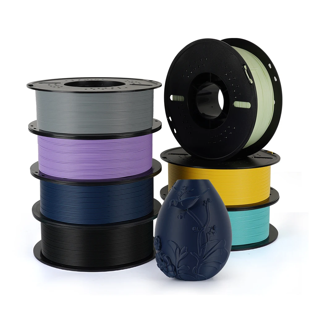 KEEPANG 5/10kg PLA Matte Filament 1.75mm Neatly Wound PLA Filament High Speed Print 1.1kg Multiple Colors 3D Printing Materials
