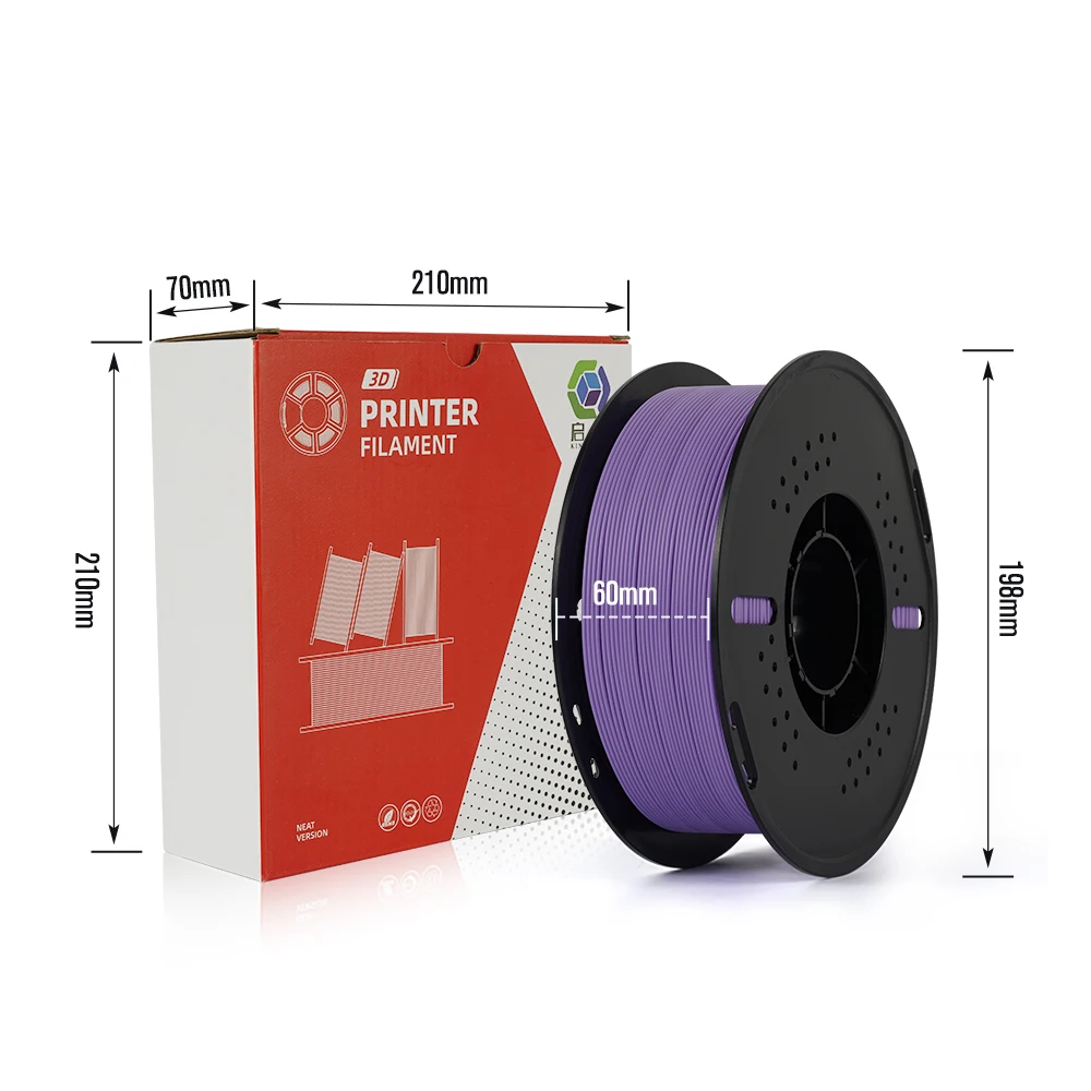 KEEPANG 5/10kg PLA Matte Filament 1.75mm Neatly Wound PLA Filament High Speed Print 1.1kg Multiple Colors 3D Printing Materials