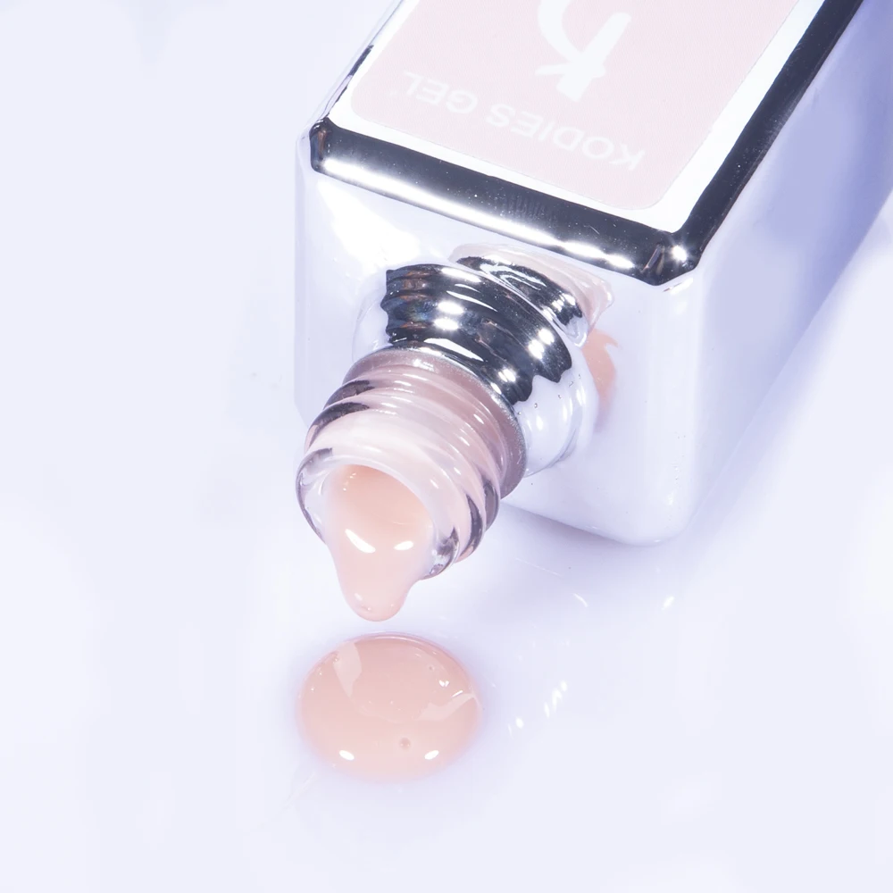 KODIES GEL Rubber Base Gel Nail Polish 15ML French Manicure Ivory Natural Pastel Color UV Structure Gel Hybrid Varnish Manicure