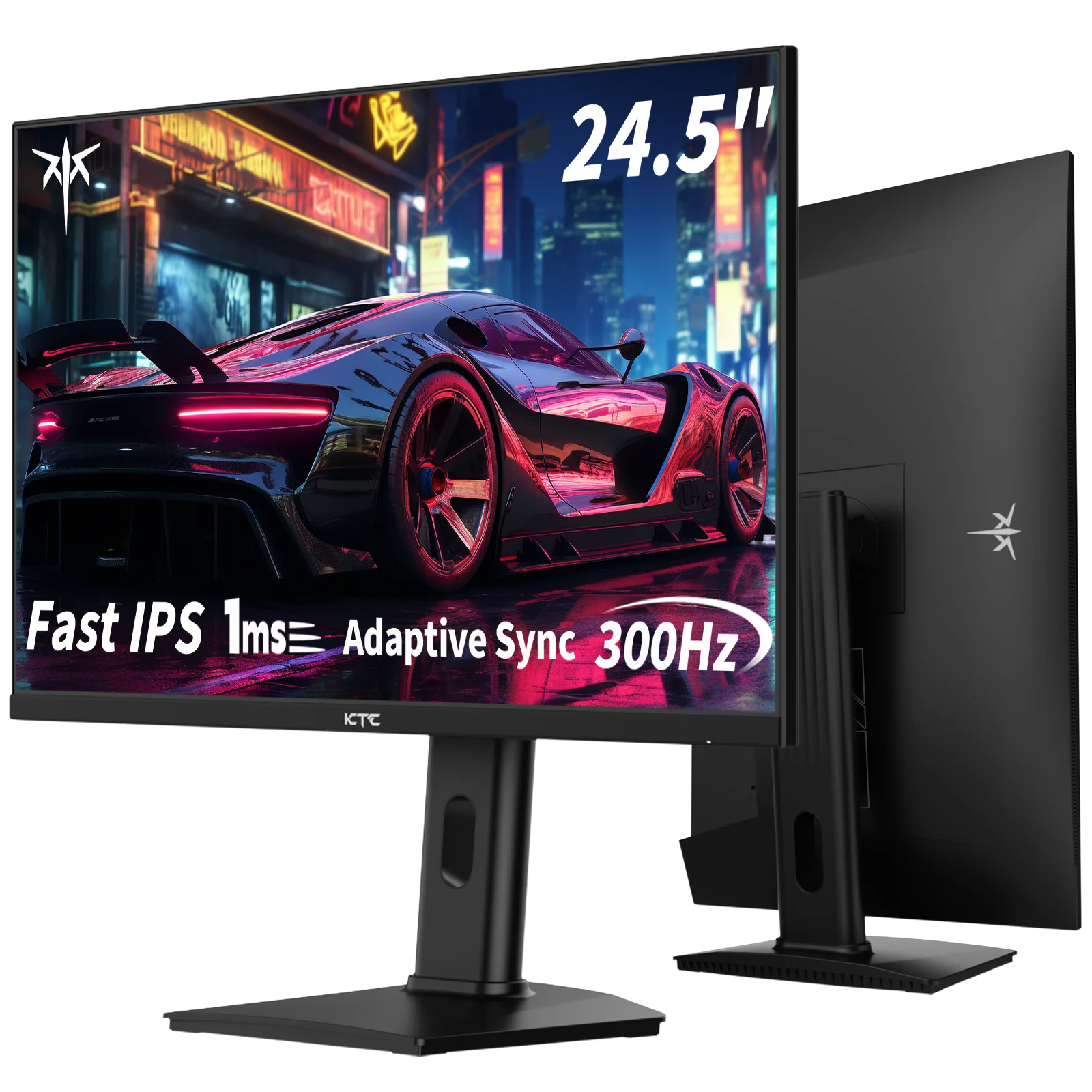 KTC 24.5 Inch 300Hz Gaming Monitor, FHD 1080P 320Hz Fast IPS Monitor, HDR, FreeSync, DisplayPort x1 HDMI x2, 119% sRGB H25Y7