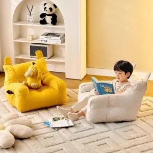 Kids Sofa Chair Single Cute Armchair for Boys Girls Children Reading Corner Home Bedroom Furniture Soft Seat
