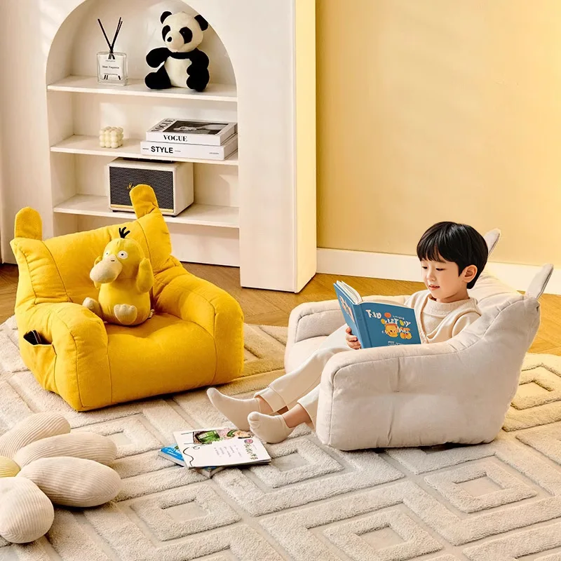 Kids Sofa Chair Single Cute Armchair for Boys Girls Children Reading Corner Home Bedroom Furniture Soft Seat