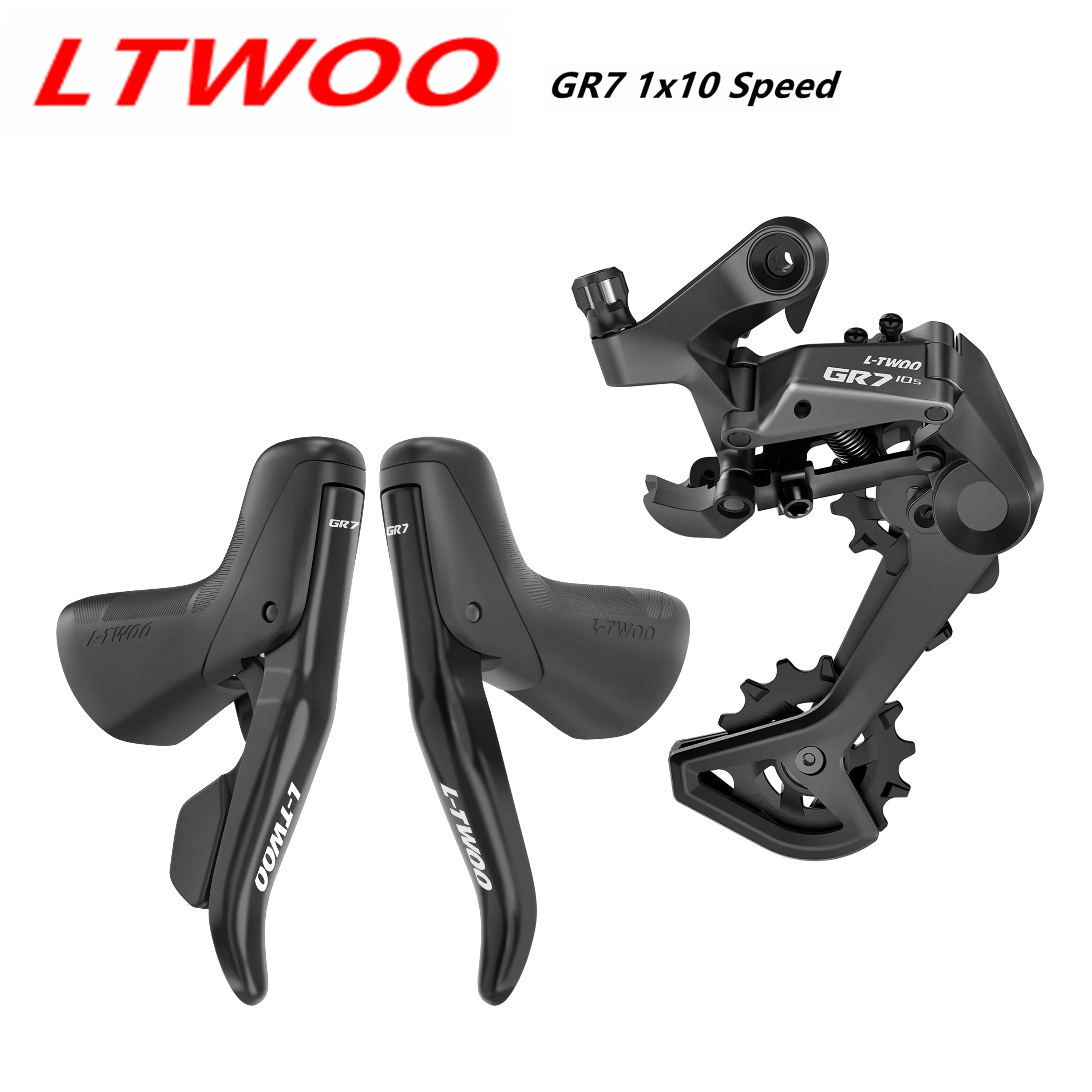 LTWOO GR7 1x10 Speed Road Groupset, R/L Shifter + Rear Derailleurs, gravel-bikes Cyclo-Cross