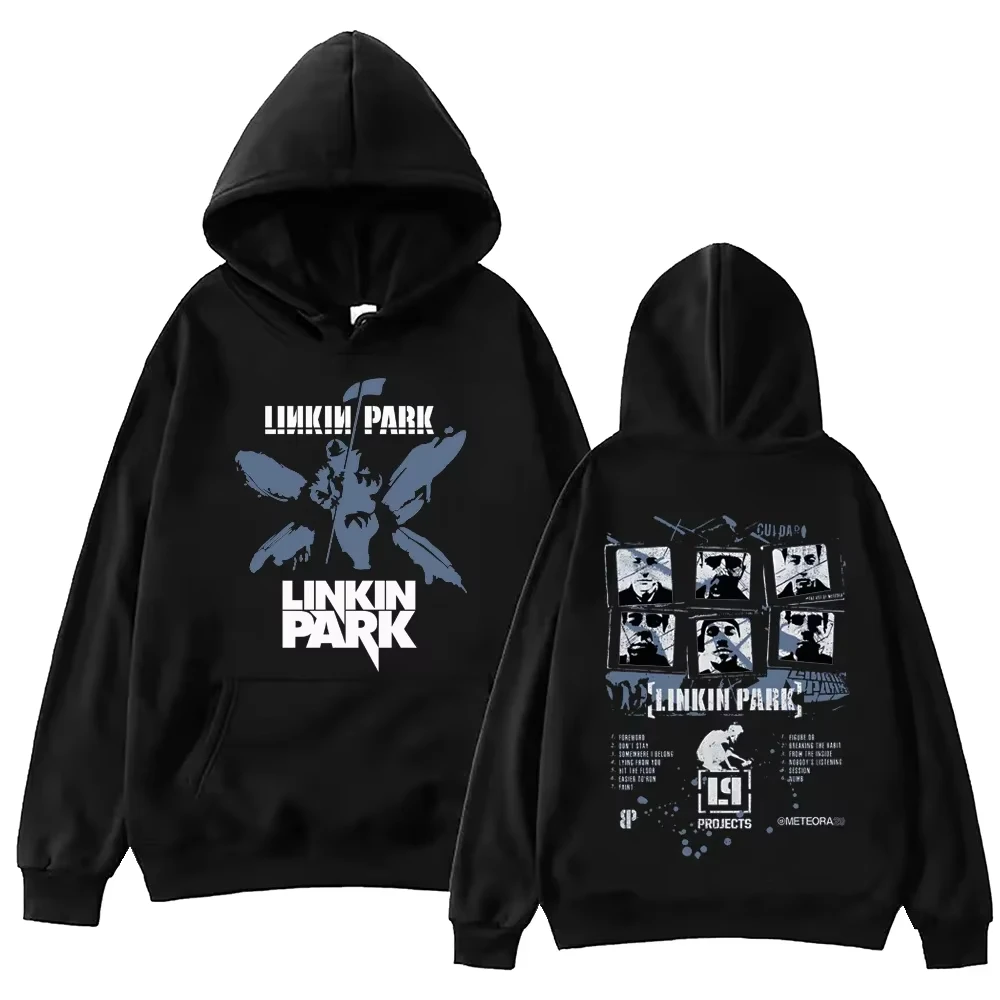 Linkin-Park Hoodie Harajuku Pullover Tops Man Woman Sweatshirt Fans Gift