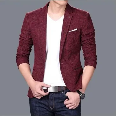 MRMT 2026 Brand New Men's Slim Solid Color Small Suit Male Korean Fashion yi li kou Suit Youth Coat Men's Clothing