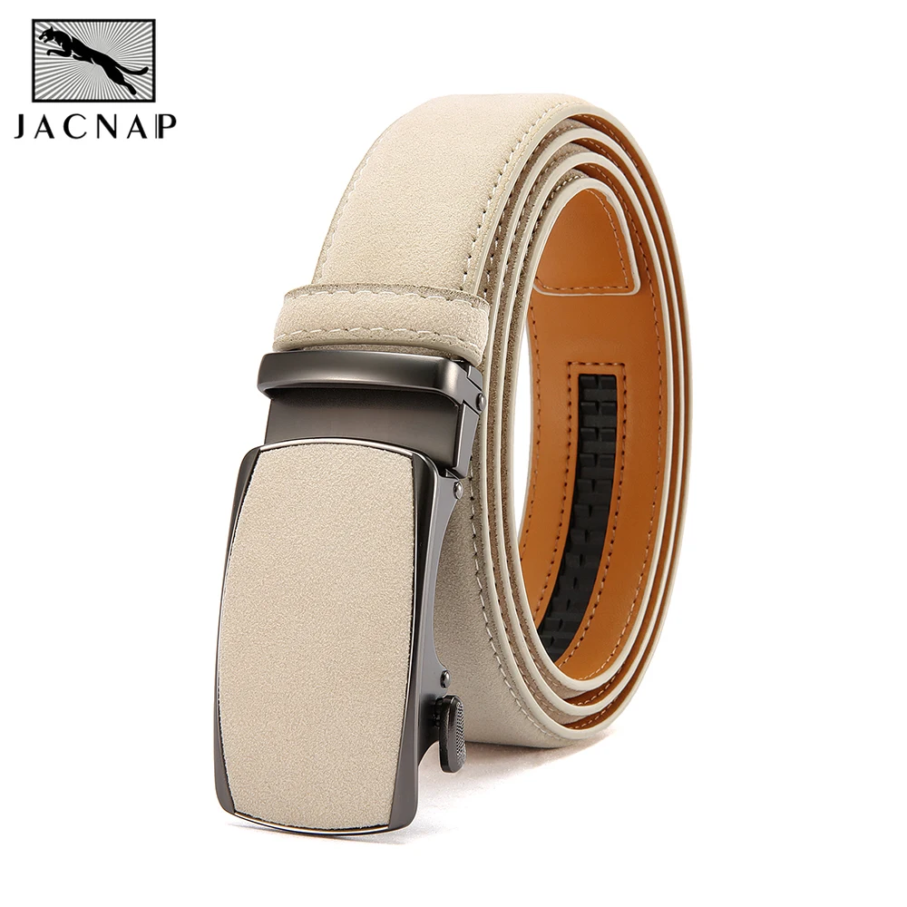 Men Leather Belt Automatic Buckle High Quality Male Leather Strap Luxury Jeans for Men Men Accessori