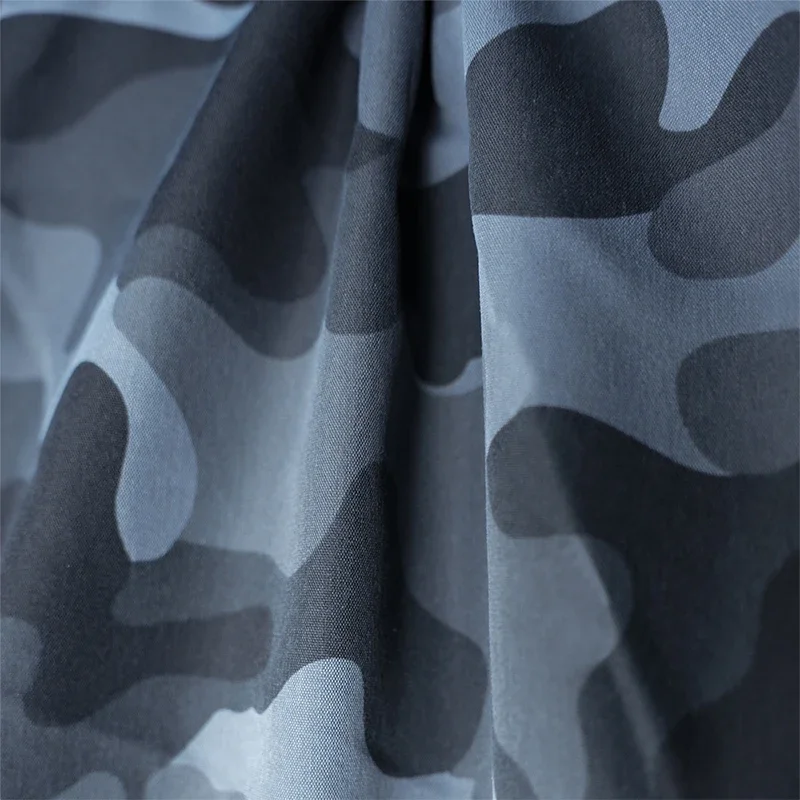 Mens Drawstring Cargo Shorts Camo Print Solid Black Khaki Multi Pocket Summer Casual Outdoor Utility Fabric Short Trousers