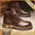 602 brown cotton shoes