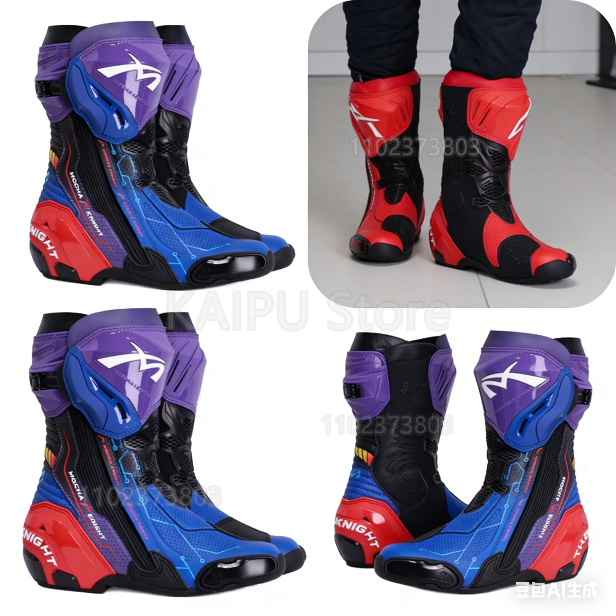Motorcycle Track Riding Boots CE Certification Professional Racing Botas BENKIA Waterproof Boots High Quality botas motocross