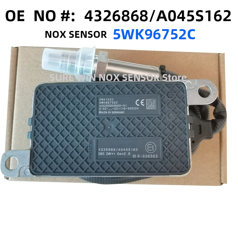 NOX Sensor Original Nitrogen Oxygen Sensor 4326868 5WK96752C 4326472 For Cummins Engine Truck Spare Parts