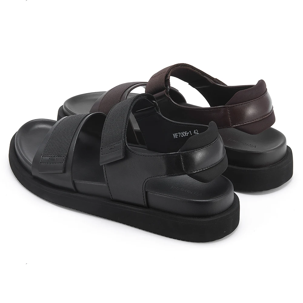 New Arrival Genuine Leather Sandals Non-slip Slippers Top Layer Cowhide Vamp Comfortable Mens Casual Shoes