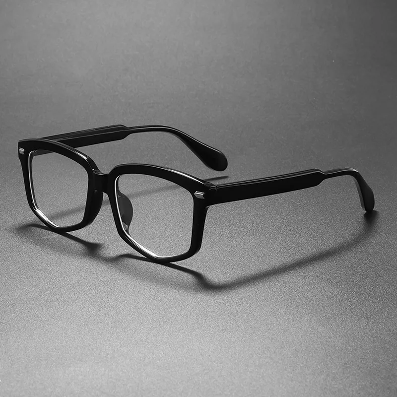 New fashionable and unique polygonal frame design flat mirror elegant and atmospheric anti blue light flat mirror