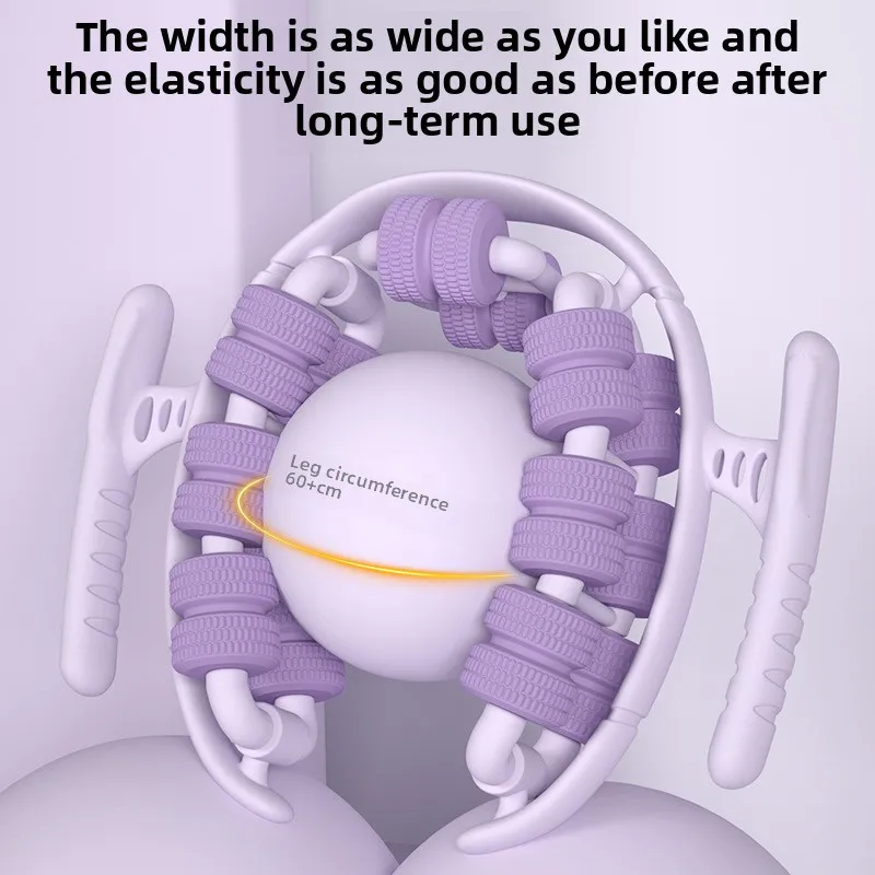 Newest 28 Wheel Annular Leg Clamp Massager Relax Massager Anti-cellulite Massager Body Slimming Roller Massage for Body