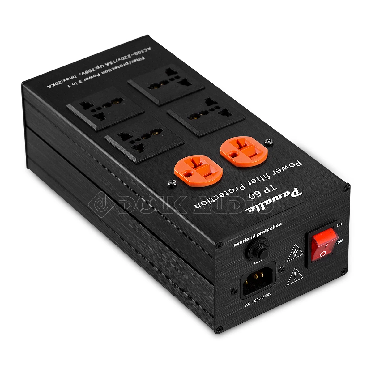 Nobsound 2000W Power Supply Purifier AC 100-240V EMI Power Filter for Home Stereo System