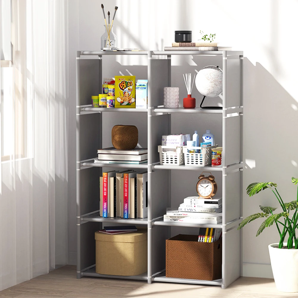 Open simple bookshelf shelf multi-layer bookshelf storage cabinet living room bedroom bookcase