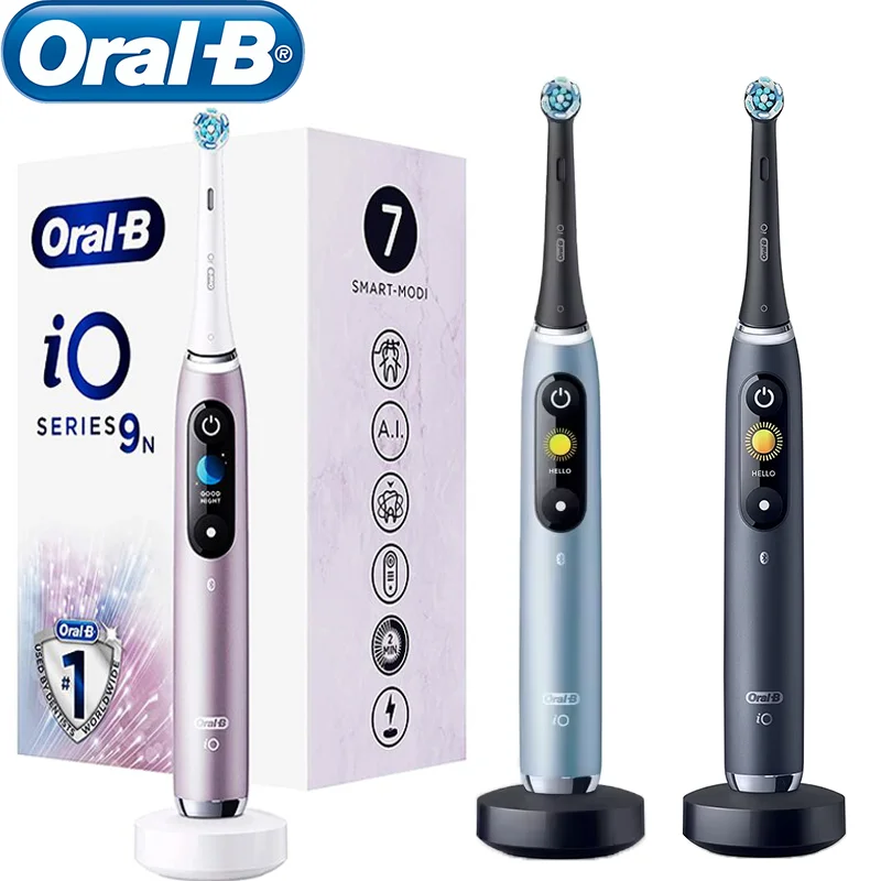 Oral-B Electric Toothbrush Oral B iO Series 9 Electric Toothbrush with 1 Replacement Brush Head 1 travel box 1 induction charger