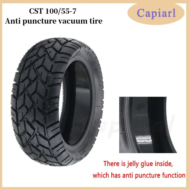 Original Tire For KAABO Wolf King GTR Electric Scooter 100/55-7 Vacuum Run Stability CTS Anti-puncture All-terrain Tyre