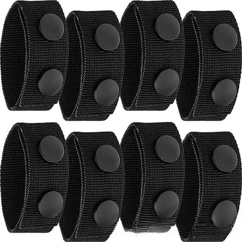 Outdoor tactical waist belt fixed buckle nylon adjustable webbing duty equipment four in one buckle ring