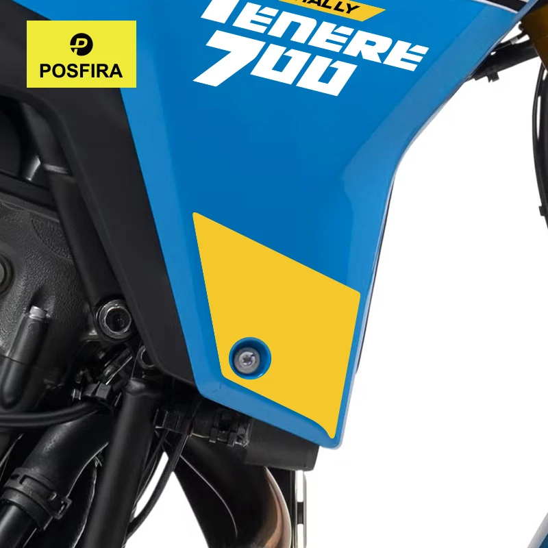 POSFIRA Motorcycle Fairing Stickers Vinyl Decal for Yamaha Tenere 700 Rally Tenere700 2025-2026 Motorbike Decoration Accessories