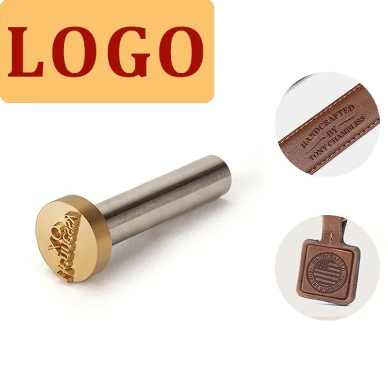 Personalized Customization Leather Stamp Logo Customized Hand Stamping Brass Stamps Hot Stamping Metal Seal with Your Own Design
