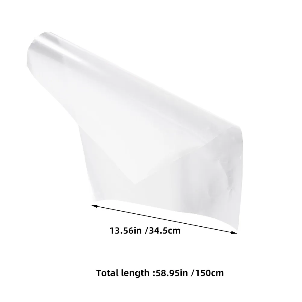 Plastic Clear Book Cover Roll Self-Adhesive Transparent Protective Sleeve for Textbooks Students Teachers Libraries DIY Cuttable