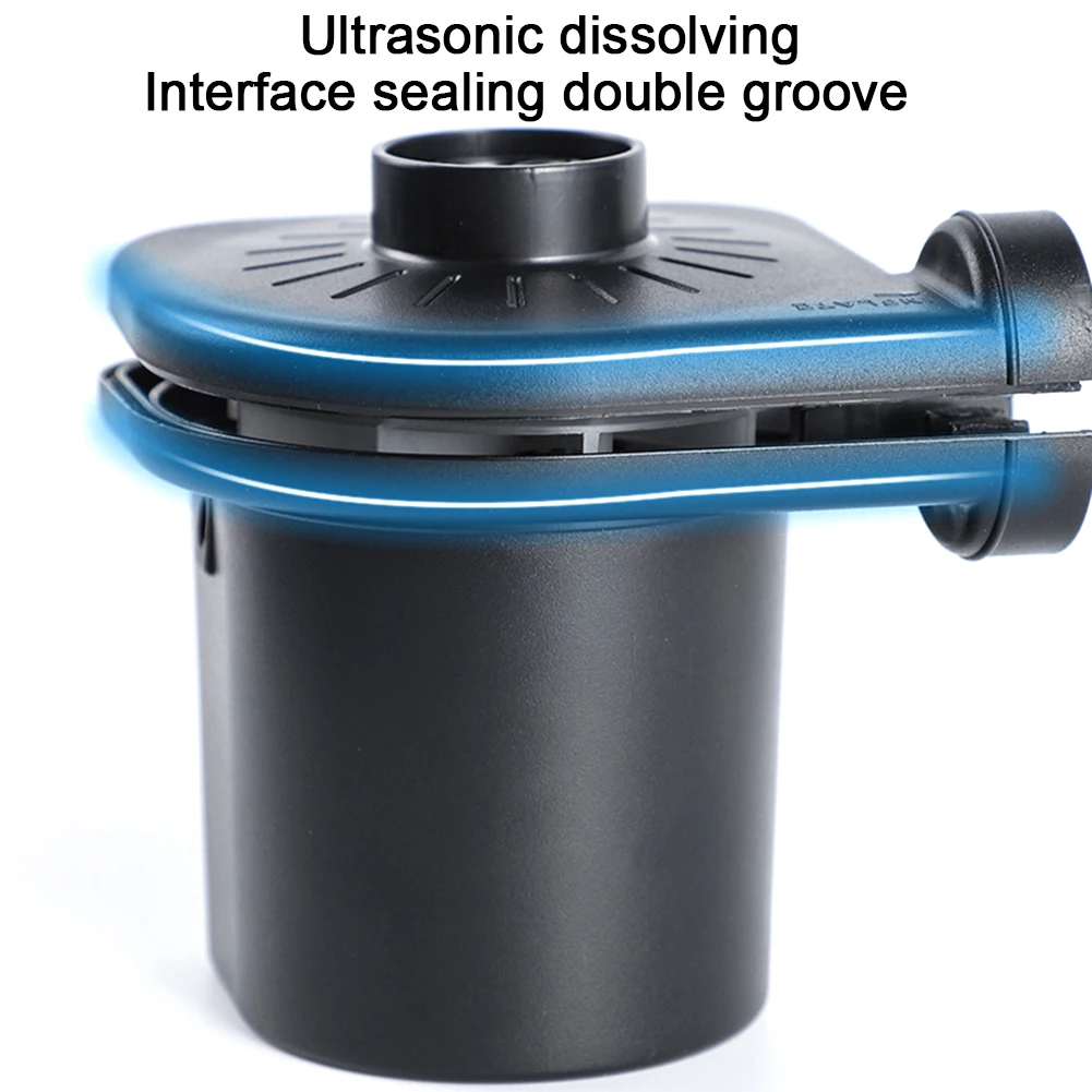 Portable Air Pump with 3 Nozzles Air Mattress Pump Inflator/Deflator Pumps for Inflatables Air Mattress Bed Couch Swim Ring